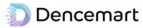 Create a minimalist and elegant logo for a modern tech and gadget store called “Dencemart.” The logo should feature a clean sans-serif or futuristic font with smooth curves and balanced spacing. Include a sleek abstract icon or monogram “D” symbolizing technology and innovation — perhaps inspired by digital circuits, waves, or gradients.
Use a soft gradient palette (pastel blue, violet, and silver tones) on a light or transparent background for a premium Shopify look. The design should feel modern, trustwor